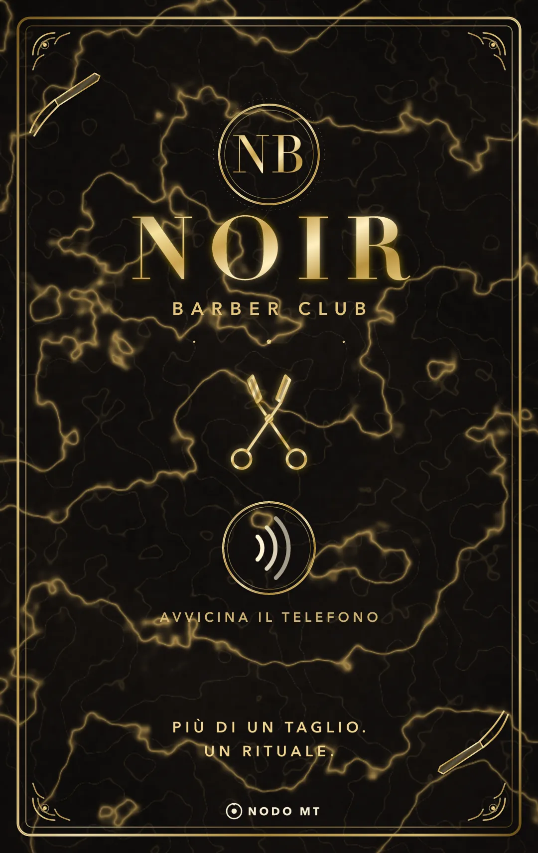 NODO MT Card di NOIR Barber Club
