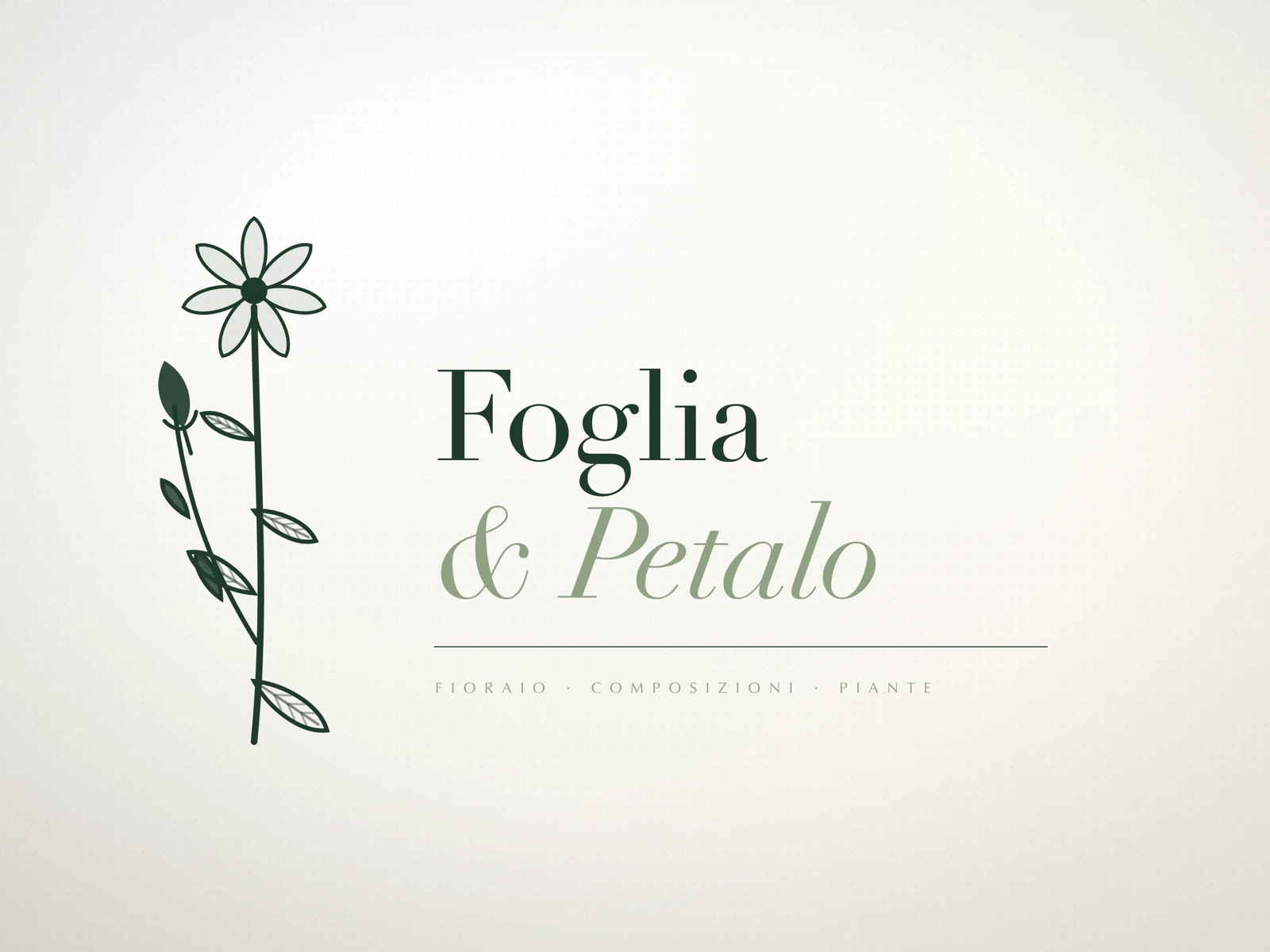 Il marchio di Foglia & Petalo, fioraio