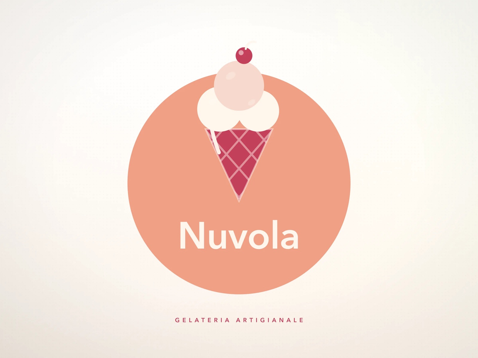 Il marchio di Nuvola, gelateria